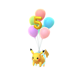Pikachu - Flying 5th Anniv - Female