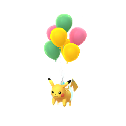 Pikachu - Flying 01 - Male & Female