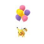 Pikachu - Flying 02 - Pokémon GO
