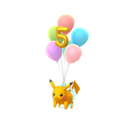Pikachu - Flying 5th Anniv Shiny - Female