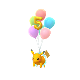 Pikachu - Flying 5th Anniv Shiny - Male