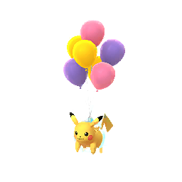 Pikachu - Flying 02 - Male & Female